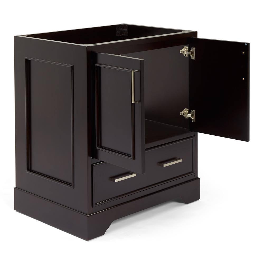 Ariel M031s-Bc Stafford 30" Single Free Standing Vanity Cabinet Only - Brown