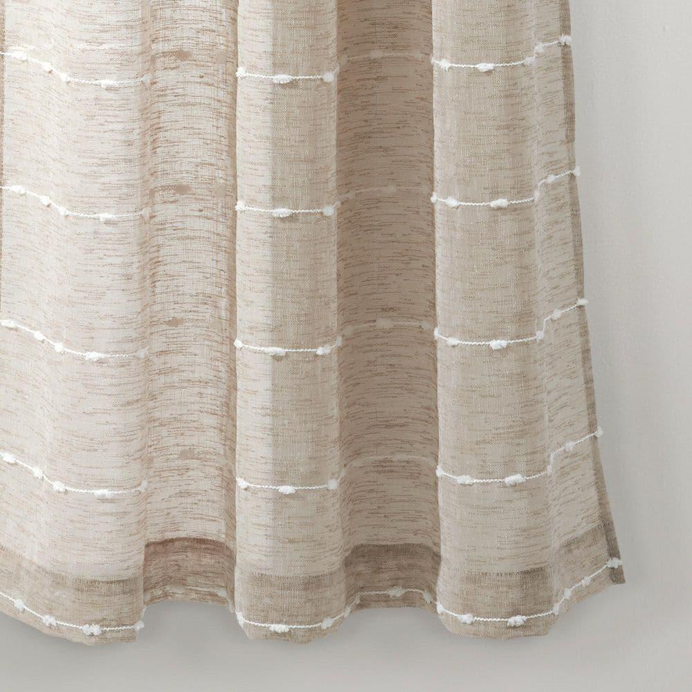 Lush Decor Polyester Sheer Curtain Pair (Set of 2)