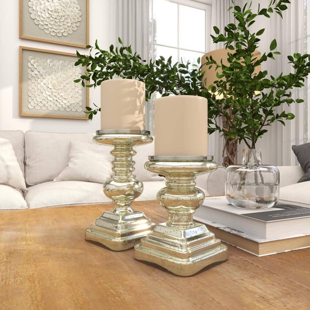 Traditional Candle Holder Set 2ct - Olivia & May