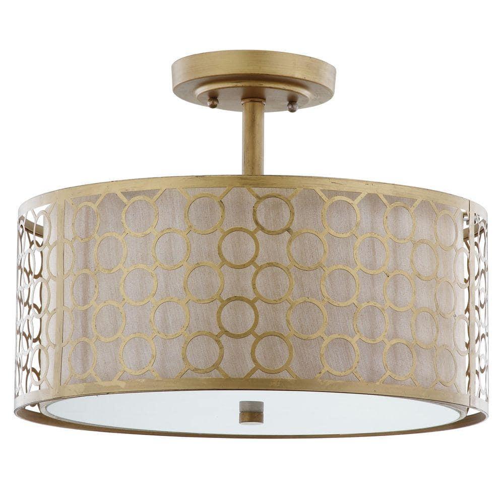 Giotta Ceiling Light - LIT4202 - Bronze - Safavieh