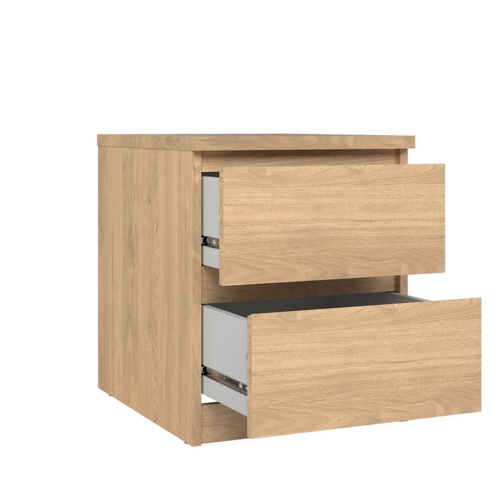 Tvilum, Scottsdale 2 Drawer Nightstand, Jackson Hickory