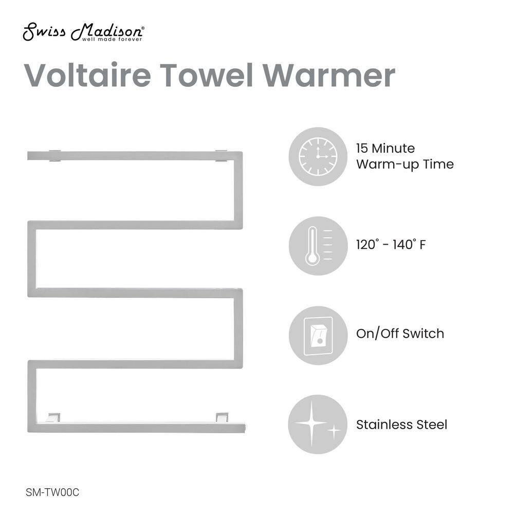 Voltaire 5-Bar Electric Towel Warmer