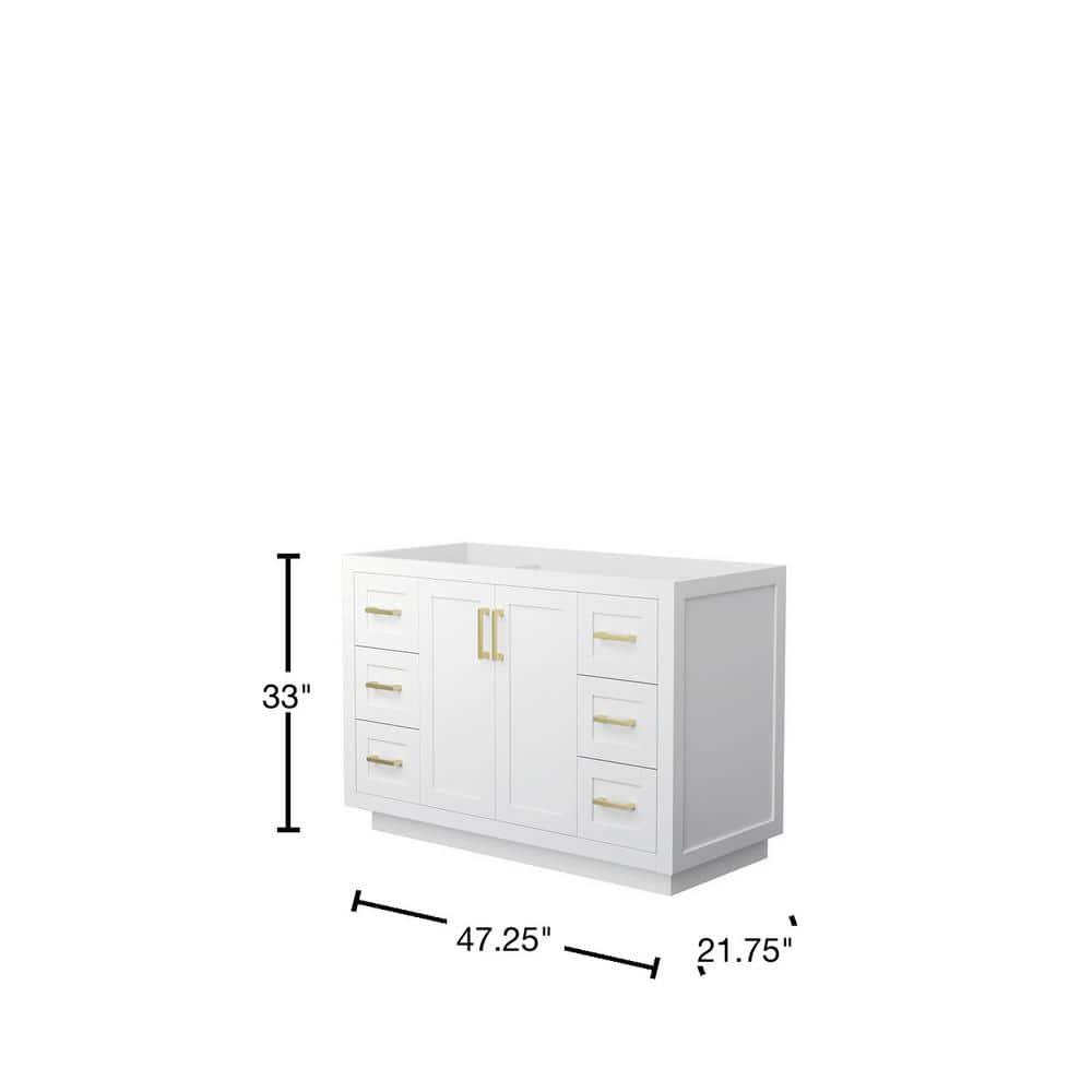 Wyndham Collection Miranda 47.25" Freestanding Single Bathroom Vanity Base Only