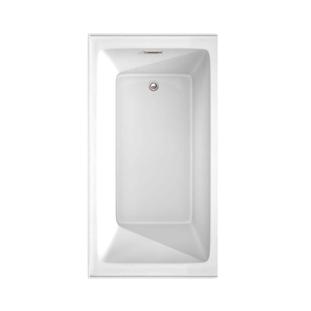 Grayley 60'' x 32'' Alcove Soaking Acrylic Bathtub