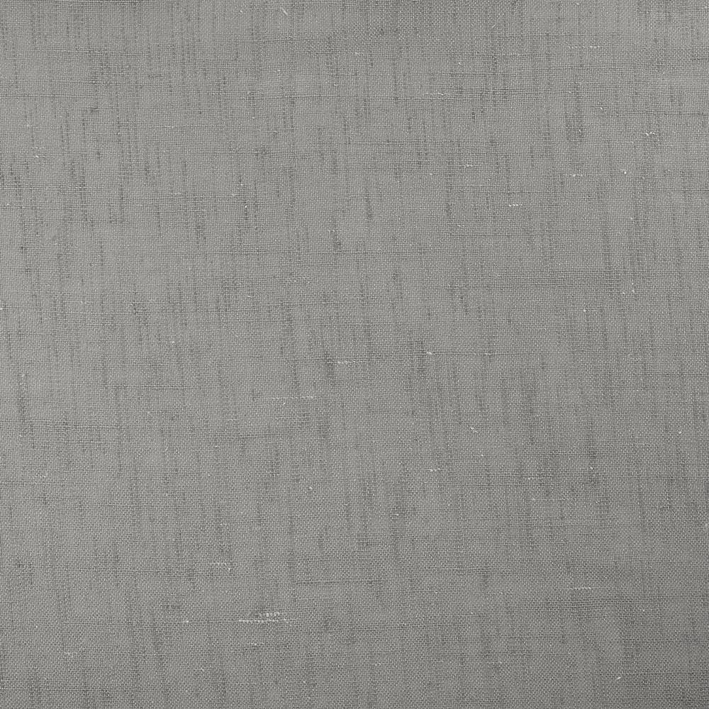 63"x52" Slub Textured Linen Blend Grommet Top Curtain Gray - Archaeo: Light Filtering Panel, Modern Indoor Decor