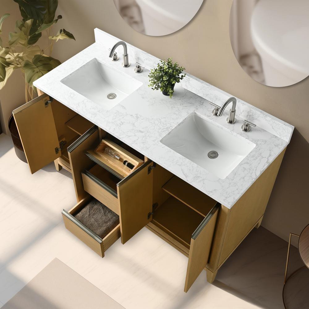 60 Double Bathroom Vanity with Top
