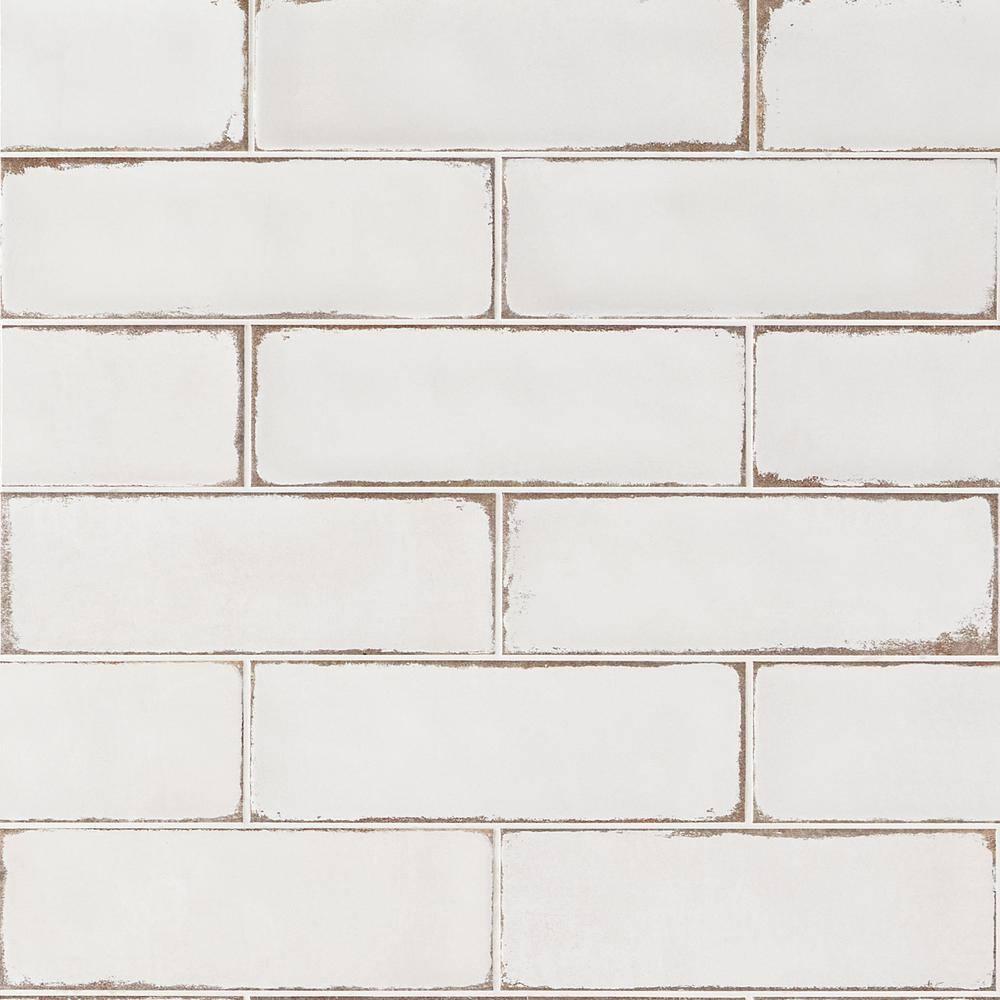 Santa Fe 4" x 12" Ceramic Fabric Look Subway Tile
