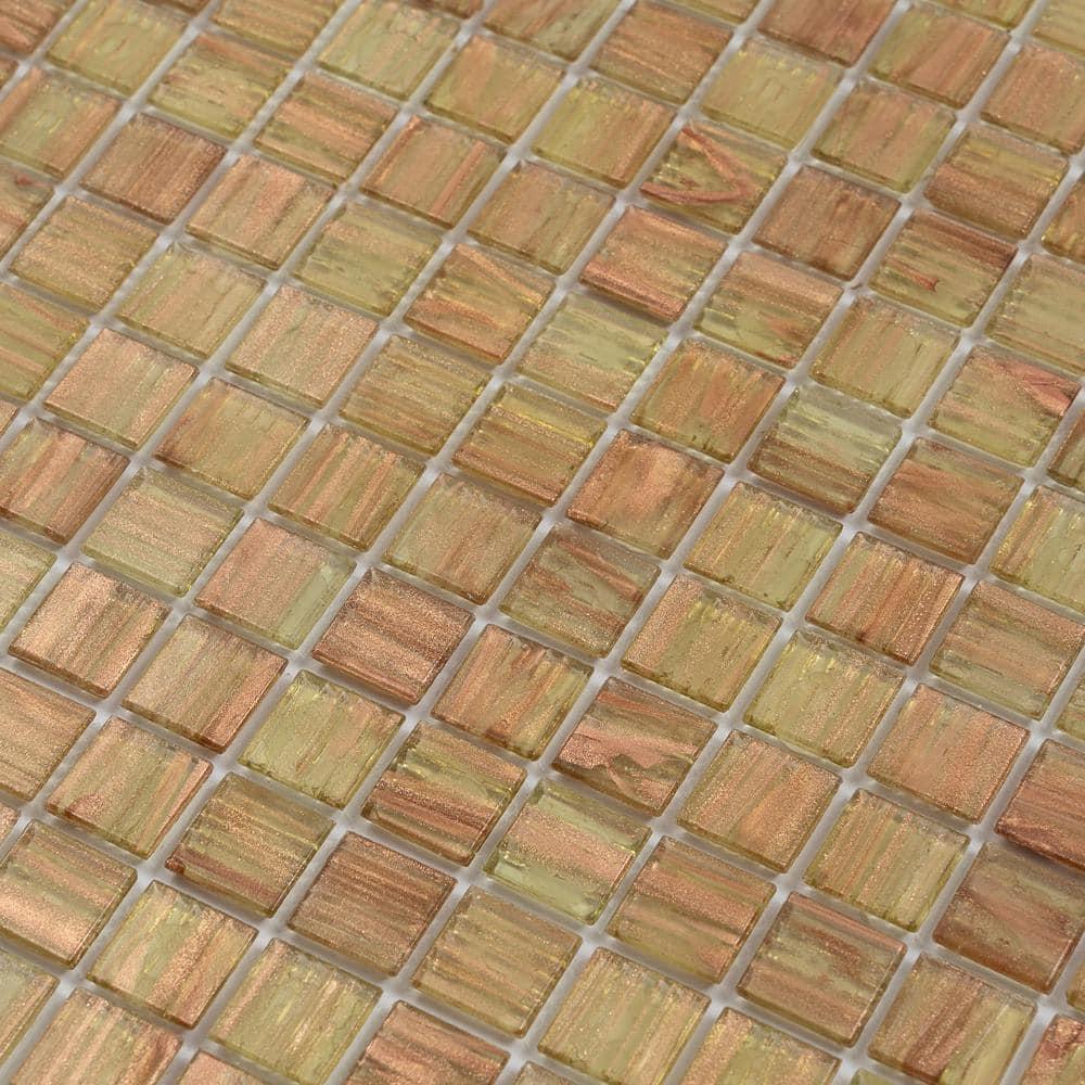 Celestial 0.8" x 0.8" Glass Grid Mosaic Wall & Floor Tile