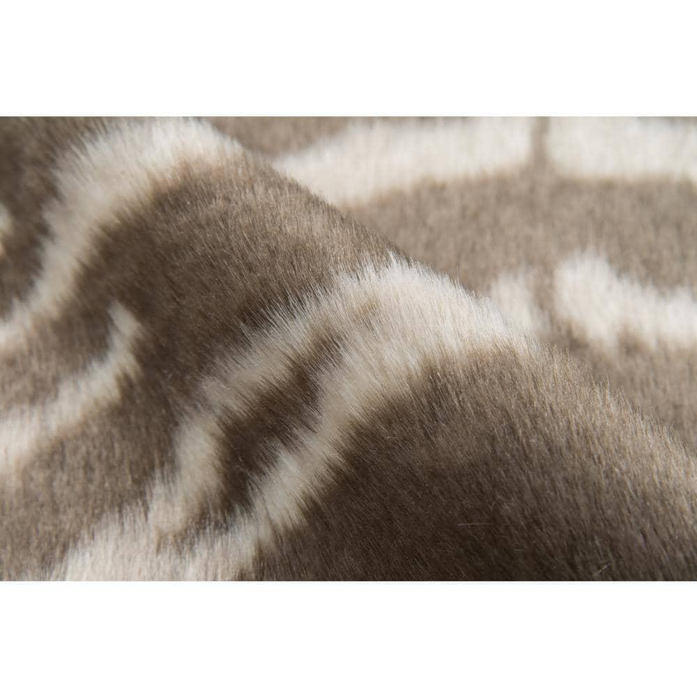 5'3"X7'10" Zebra Loomed Novelty Area Rug Gray - Erin Gates By Momeni: Luxury Animal Print, Indoor Low Pile Rug
