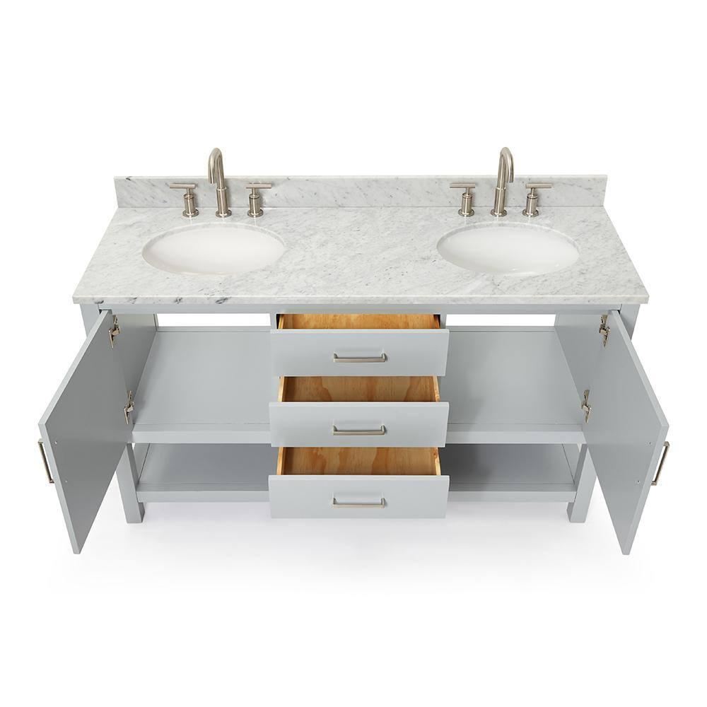 Ariel Bath Bayhill 61" Double Bathroom Vanity Set | Perigold