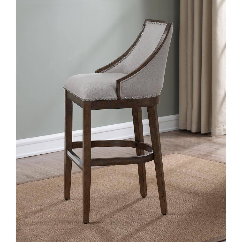 Brewer 26" Stool - Drift Brown
