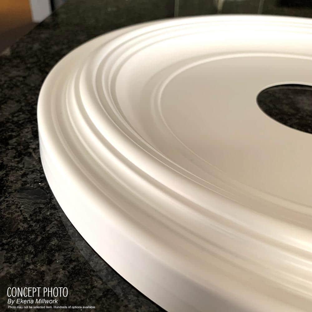 Ekena Millwork Berkshire Thermoformed PVC Ceiling Medallion CMP19BE