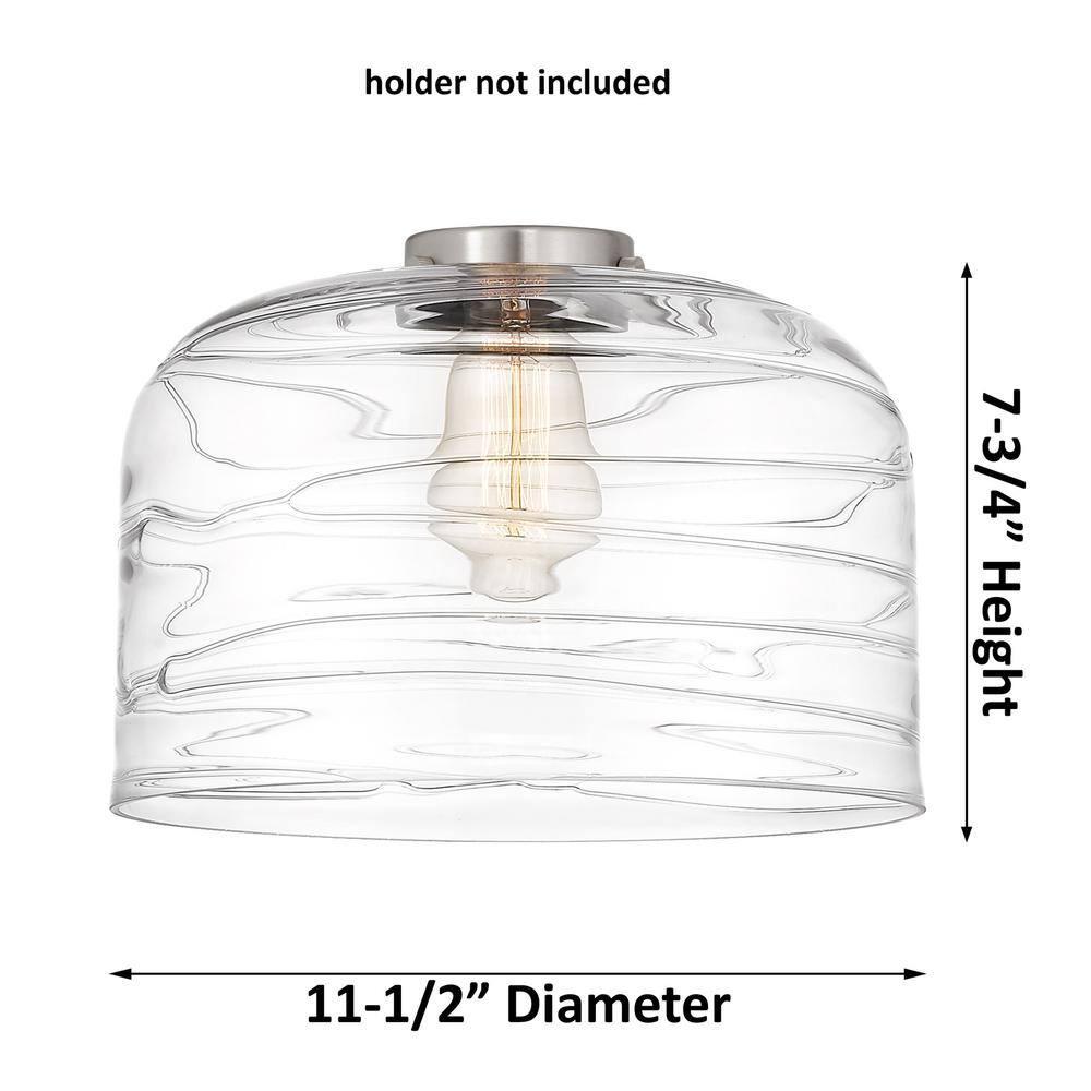Innovations Lighting Bell 1 - Light Pendant in  Brushed Satin Nickel