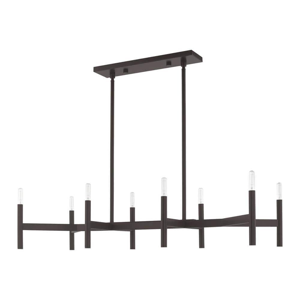 Livex Lighting Copenhagen 8 - Light Chandelier in  Bronze