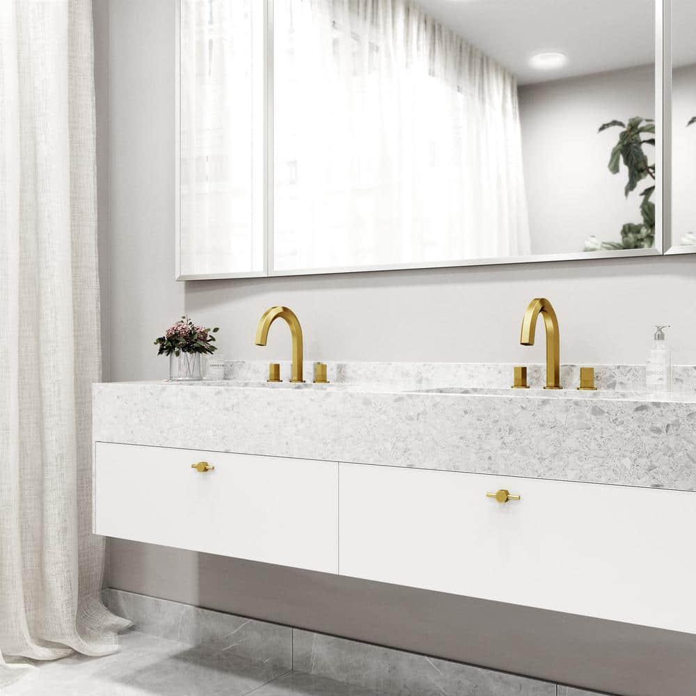 Hart 9" H Two Handle Widespread Bathroom Faucet