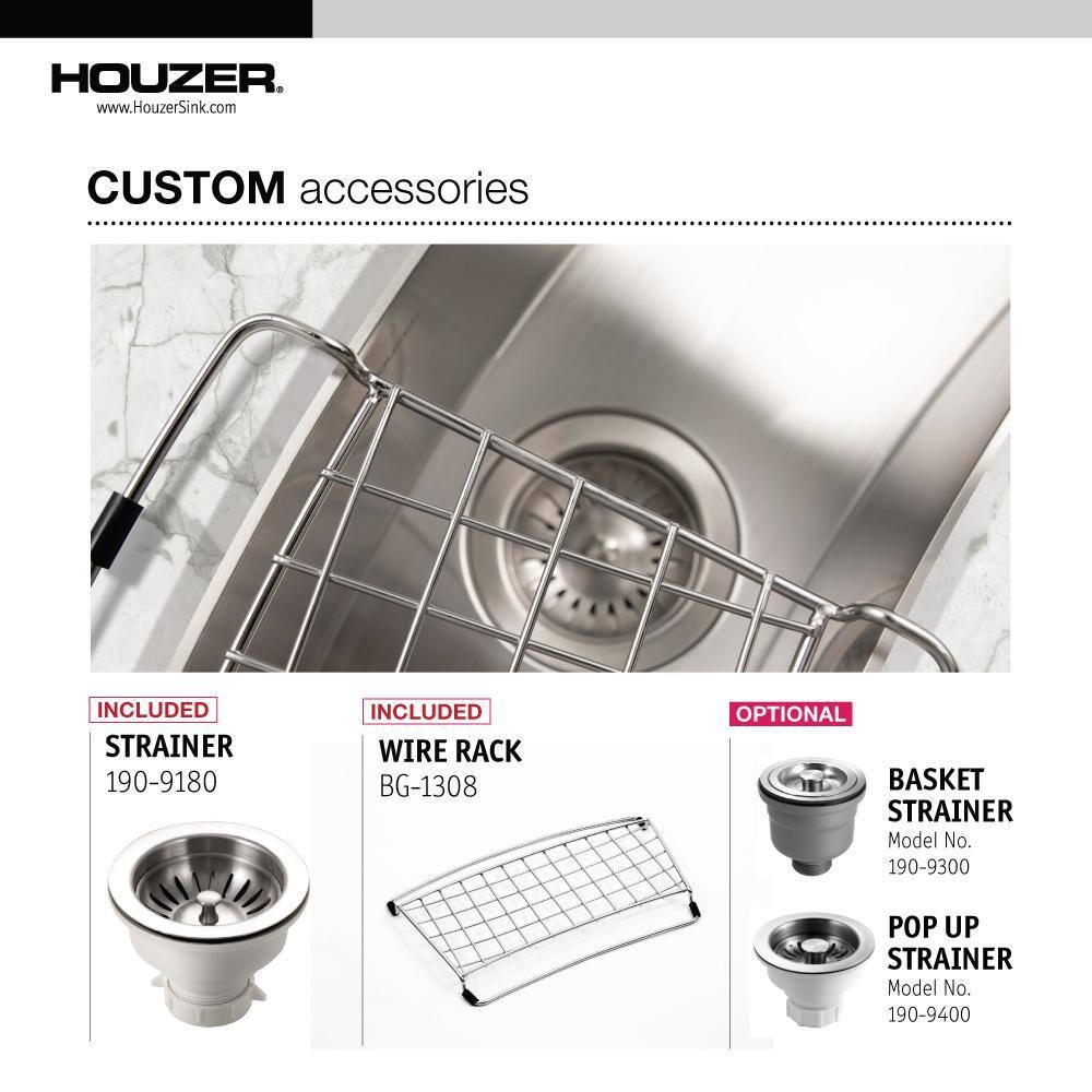 Contempo 33'' L Flush Single Bowl Stainless Steel Kitchen Sink