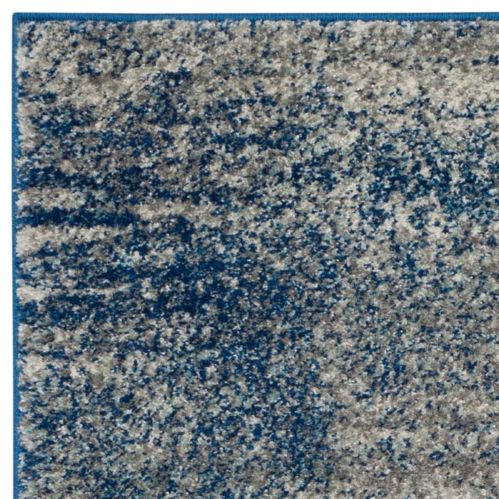 Evoke EVK272 Power Loomed Indoor Accent Rug - Navy/Ivory - 2'2"x4' - Safavieh