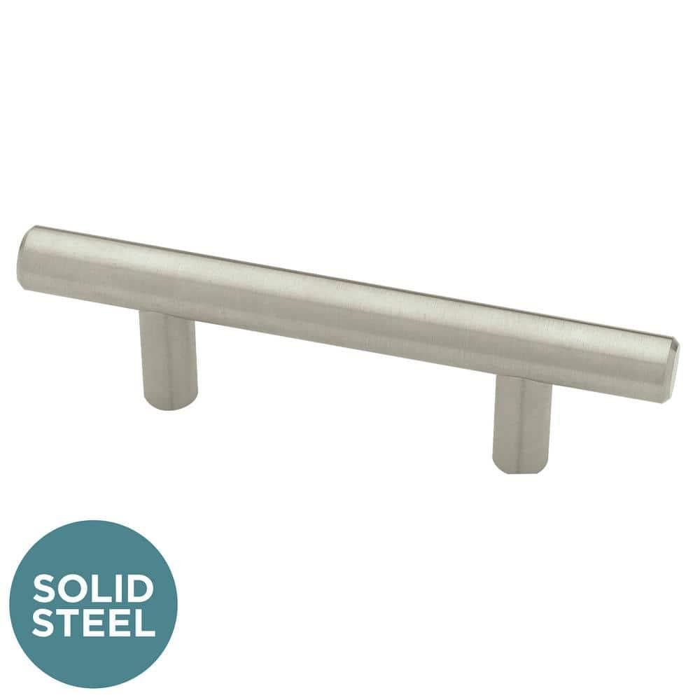 Liberty Hardware P02101-SS-C 6.31 in. Stainless Steel Flat Bar Pull