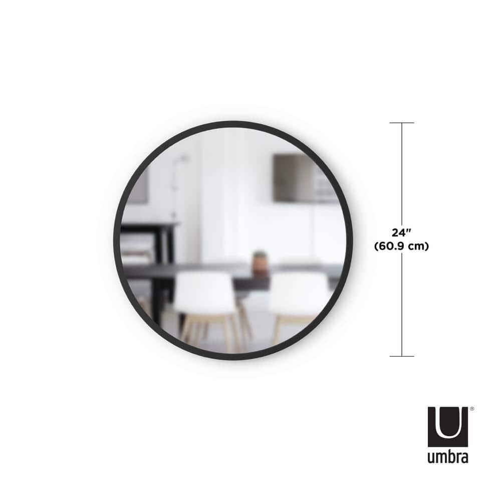 Hub Rubber Round Mirror