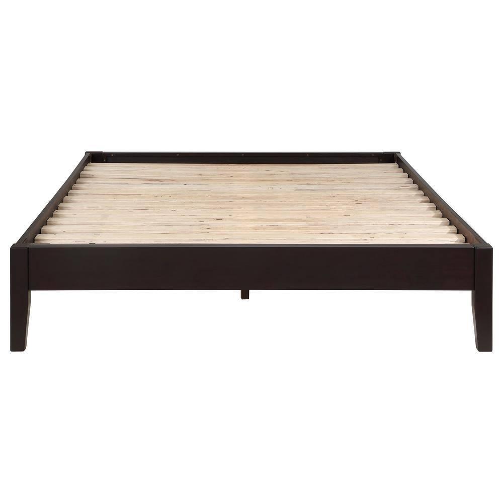 Platform Bed, Eastern King Bed, Cappuccino
