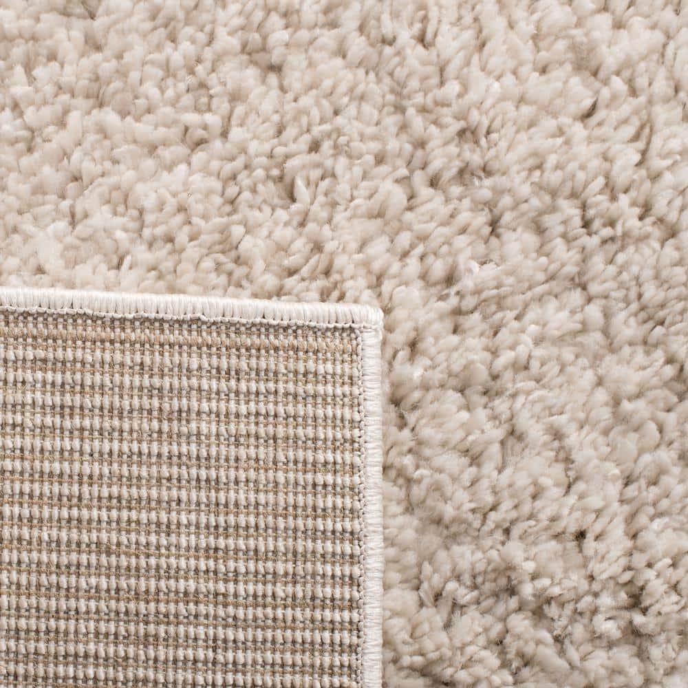 August Shag 900 AUG900 Power Loomed Indoor Area Rug - Beige - 4'x6' - Safavieh