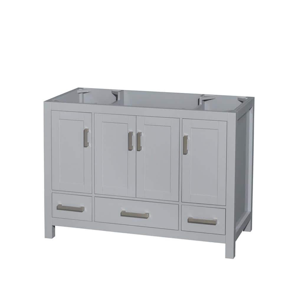 Wyndham Collection Sheffield 47" Freestanding Single Vanity Base Only