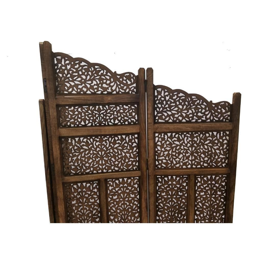 Lark Manor™ Guimond 80'' W x 71'' H 4 - Panel Folding Room Divider