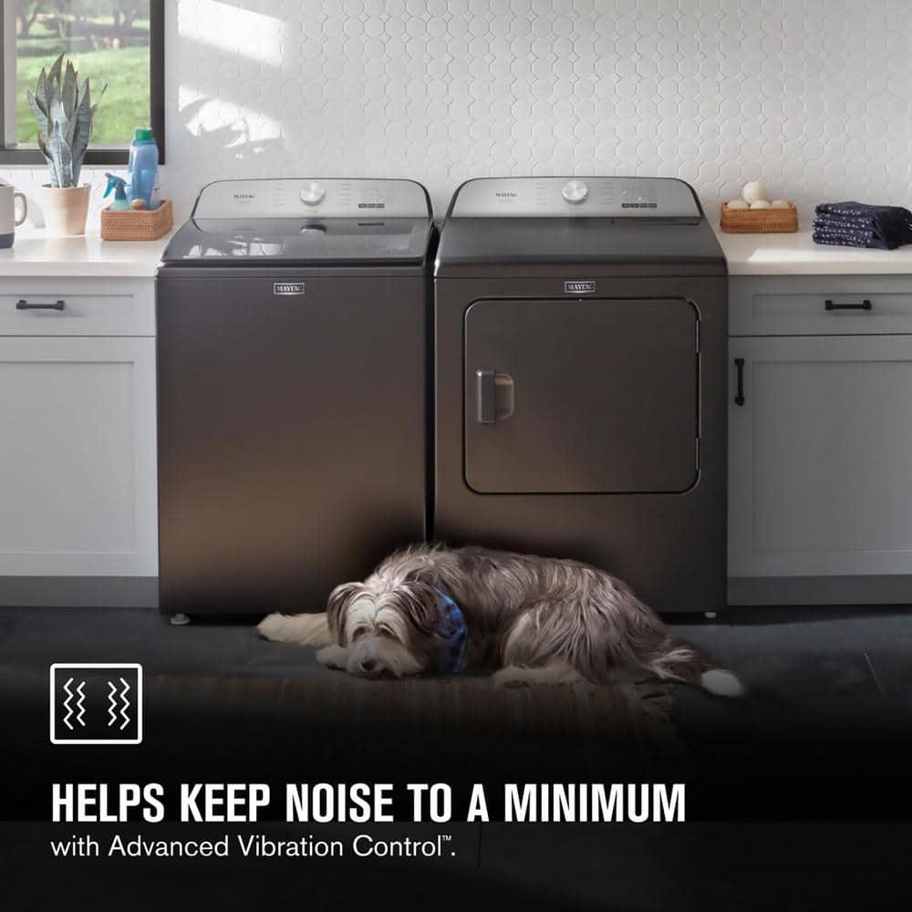 Maytag MVW6500MBK 4.7 Cu. Ft. Volcano Black Pet-Pro Top-Load HE Electric Washer