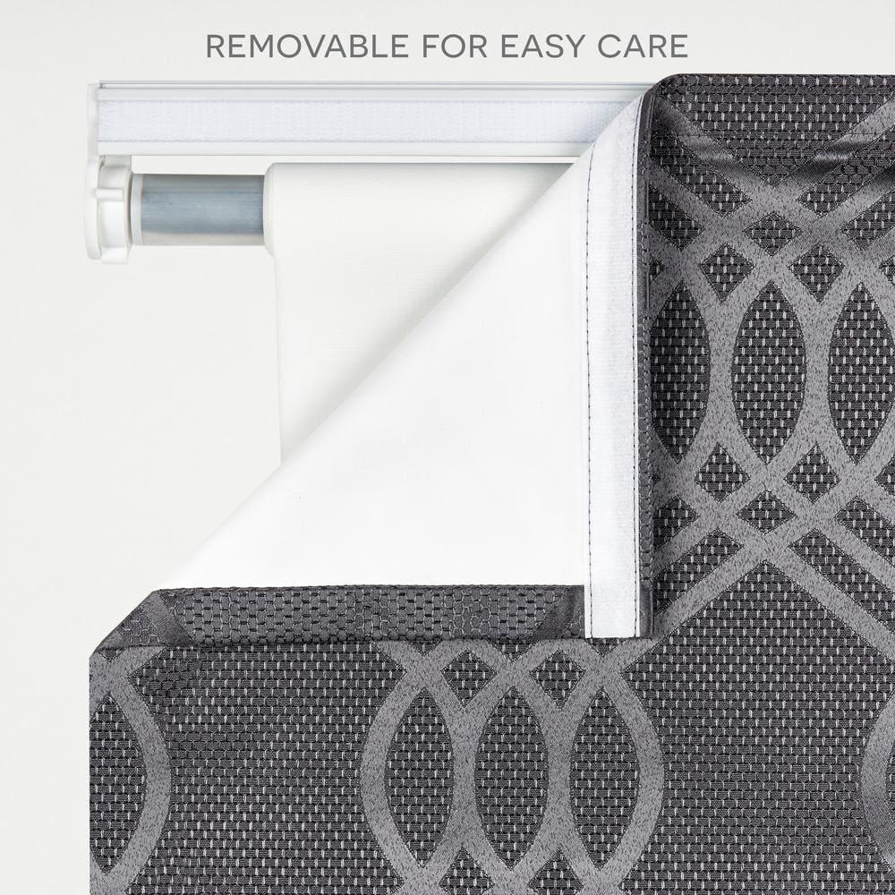 Amalgamated Textiles Exclusive Home Prague Trellis 100% Blackout Roman Shade