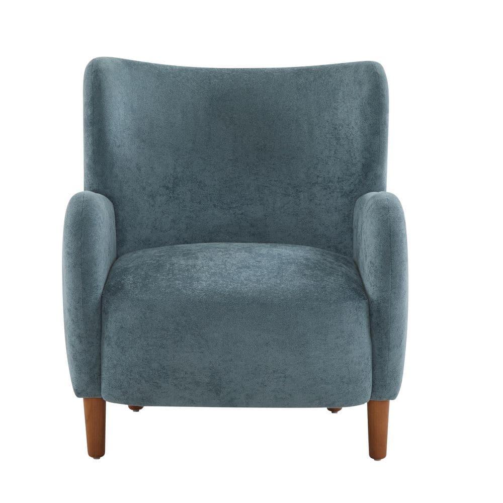 Christopher Knight Home Langston Velvet Upholstered Wingback Accent Chair