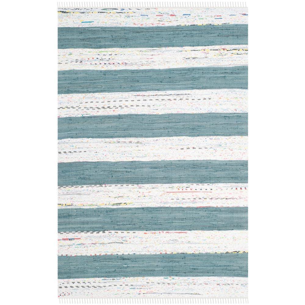 Montauk MTK720 Hand Woven Area Rug - Ivory/Charcoal - 5'x7' - Safavieh.