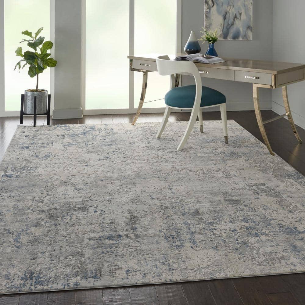 17 Stories Modern Ivory Area Rug