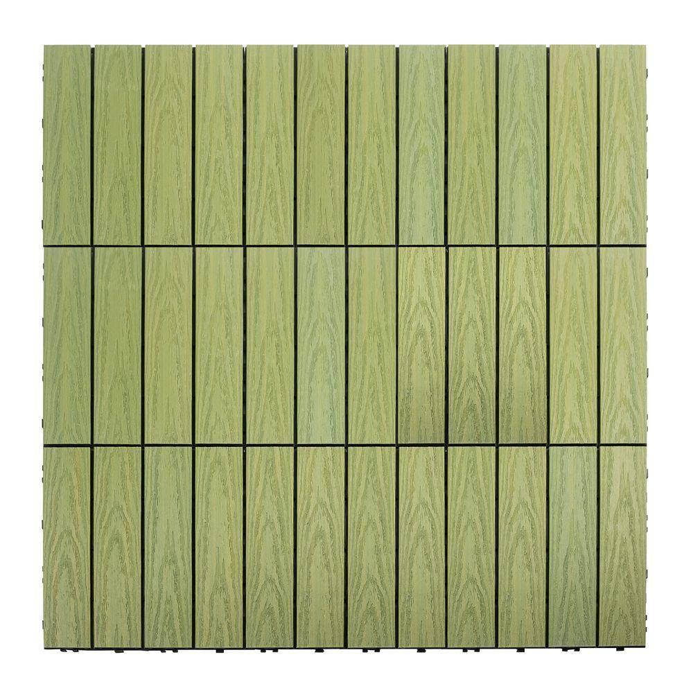 UltraShield Naturale Composite 12" x 12" Interlocking Deck Tile