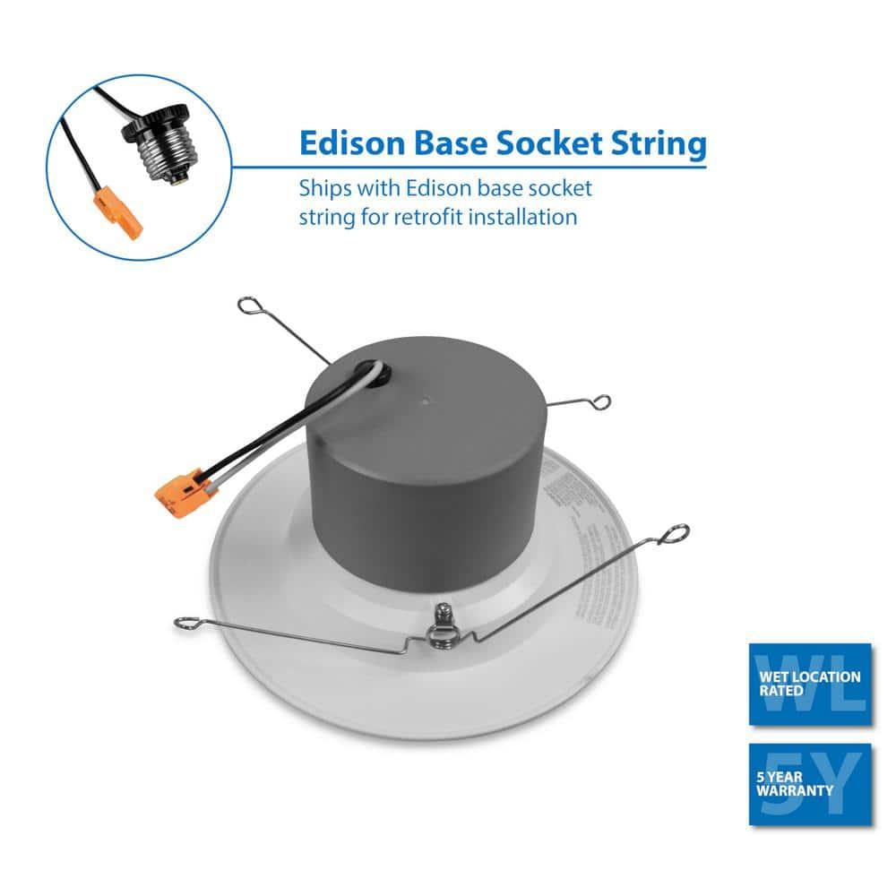 NICOR Lighting Dimmable Circle Flush Mount