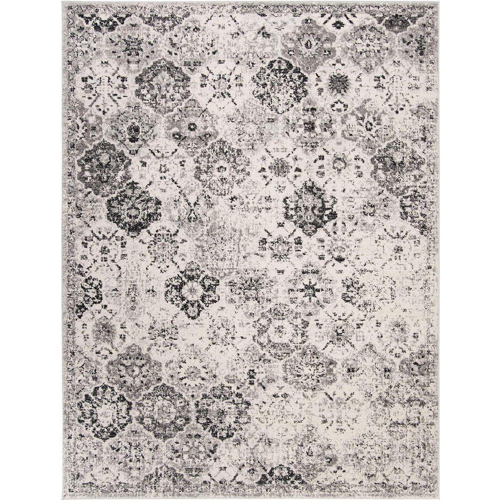 Madison MAD611 Power Loomed Indoor Area Rug - Silver/Grey - 6'7"x9'2" - Safavieh