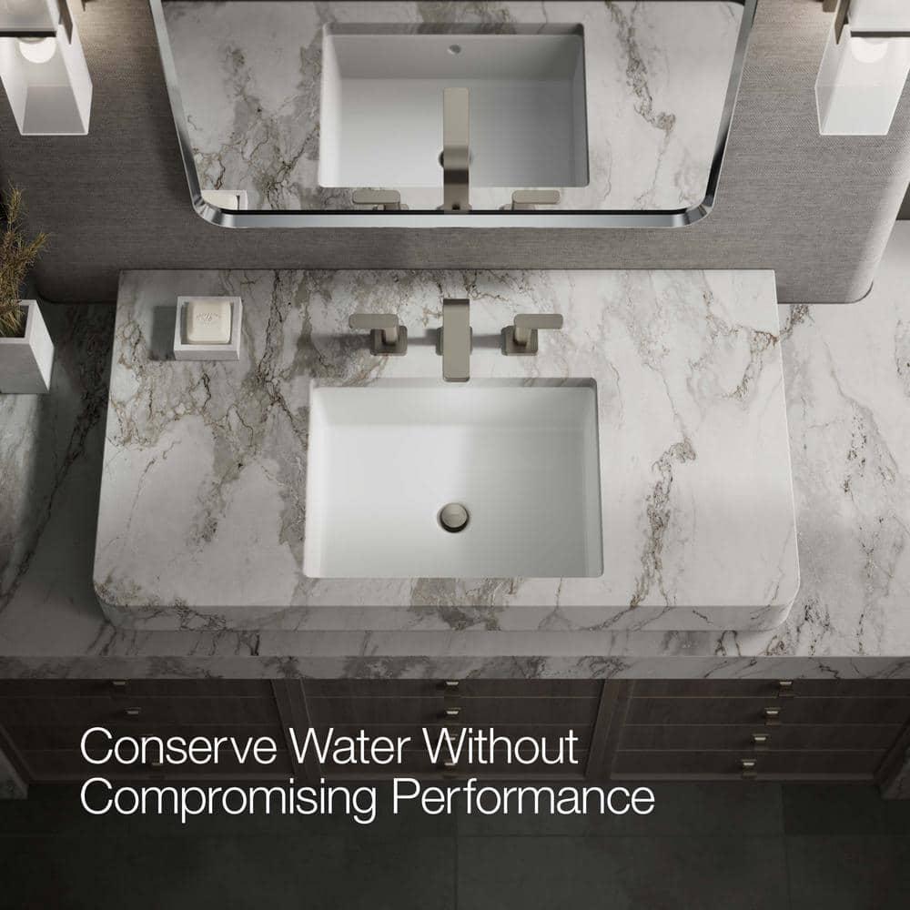 Kohler ® Parallel ® Widespread Nickel Bathroom Sink Faucet and Handles