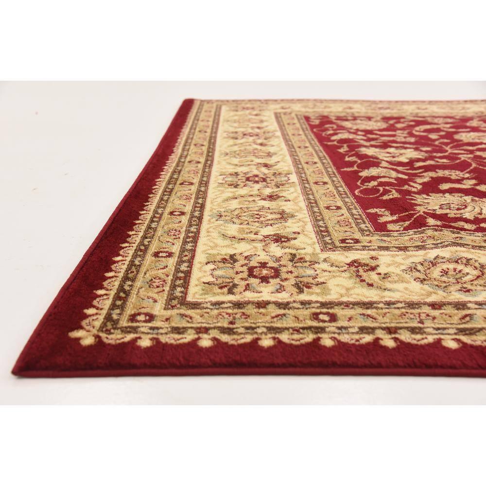 Unique Loom Voyage Collection Traditional Oriental Classic Intricate Design Area Rug (8' 0 x 11' 4 Rectangular, Red/Gold)