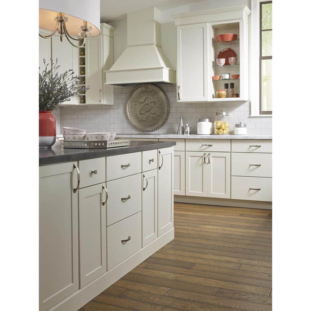 Amerock Candler 6-5/16 inch (160mm) Center-to-Center Polished Nickel Cabinet Pull