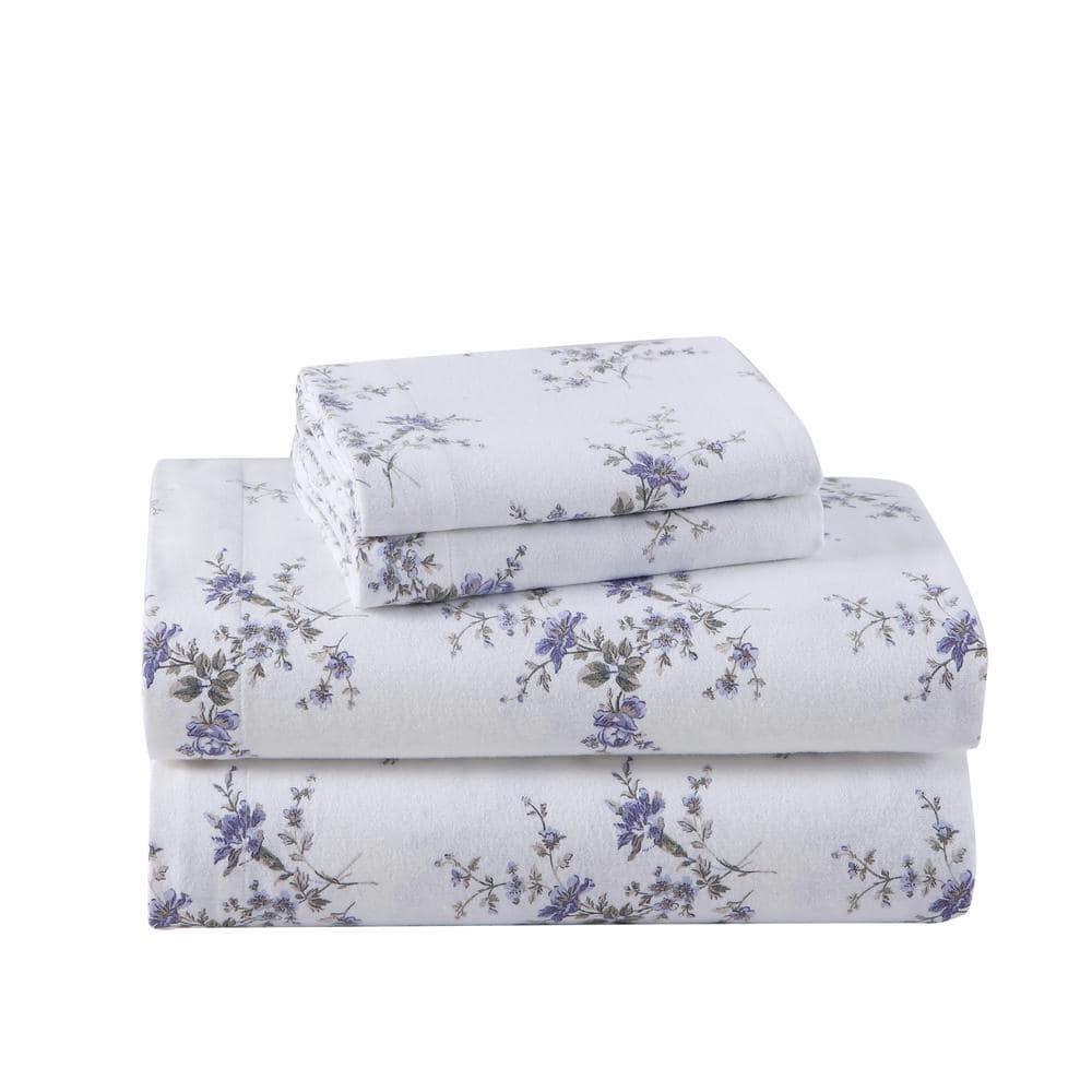 Laura Ashley Laura Ashley Cotton Flannel Cozy Sheet Sets