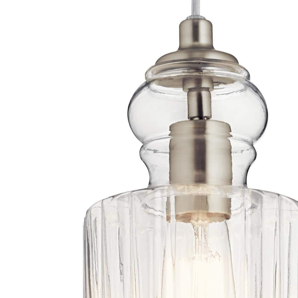 Kichler Lighting Riviera 1 - Light Pendant in  Brushed Nickel
