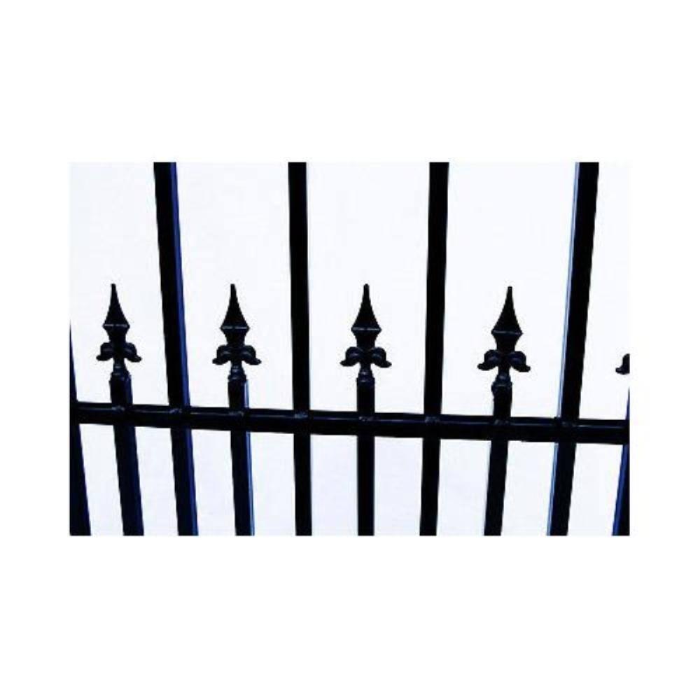 ALEKO Prague Black Metal Gate