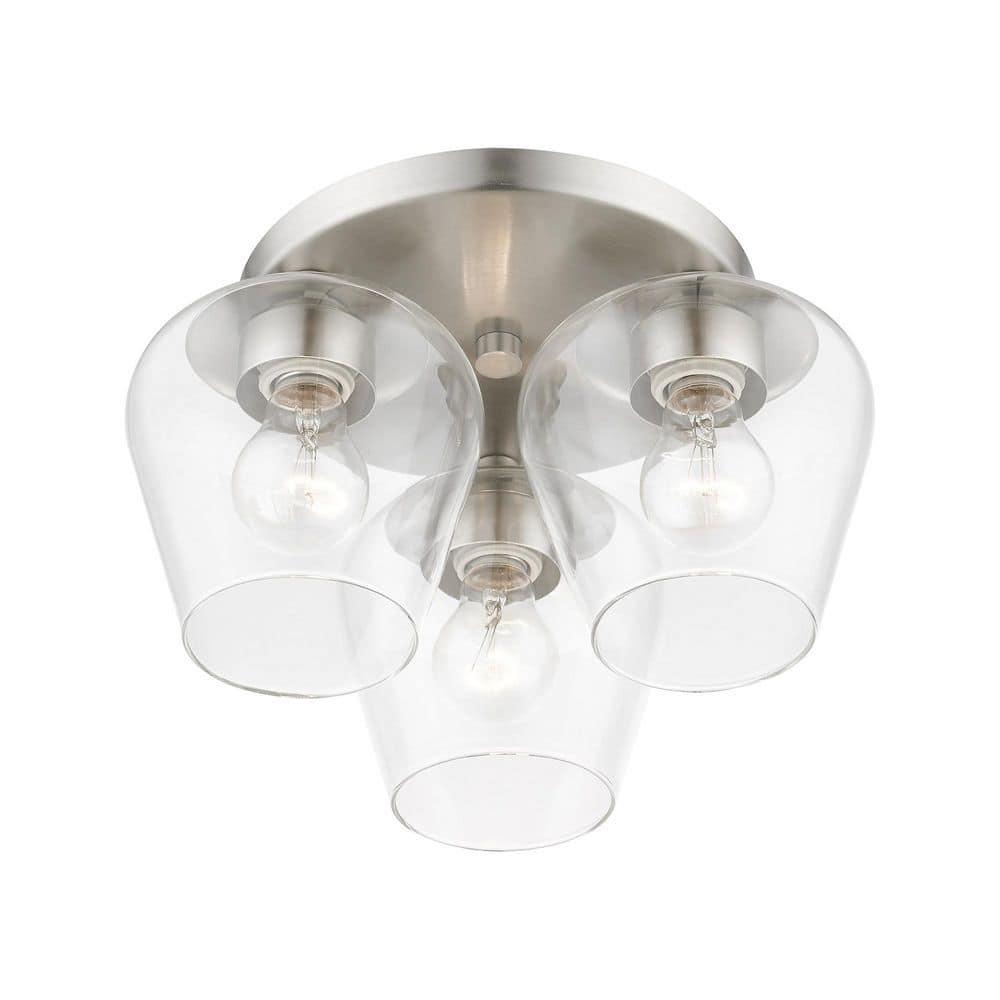 Willa Arlo™ Interiors Chrisha Orizaba 3-Light 13" Flush Mount
