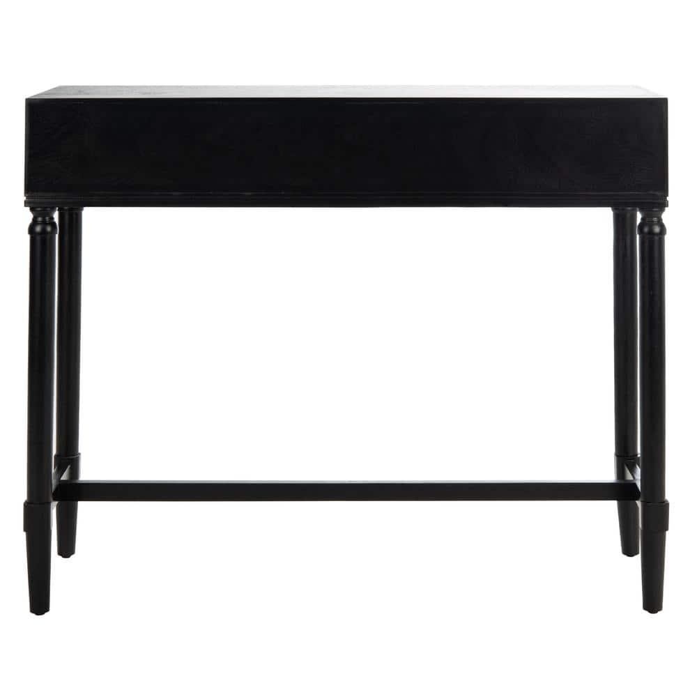Aliyah 2 Drawer Console Table - Black - Safavieh