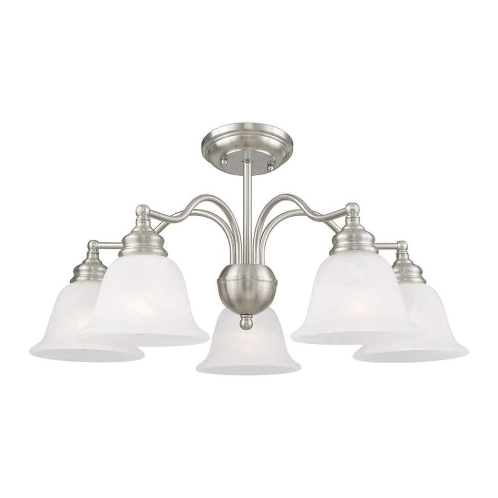 Livex Lighting Essex 5 - Light Chandelier in  Brushed Nickel