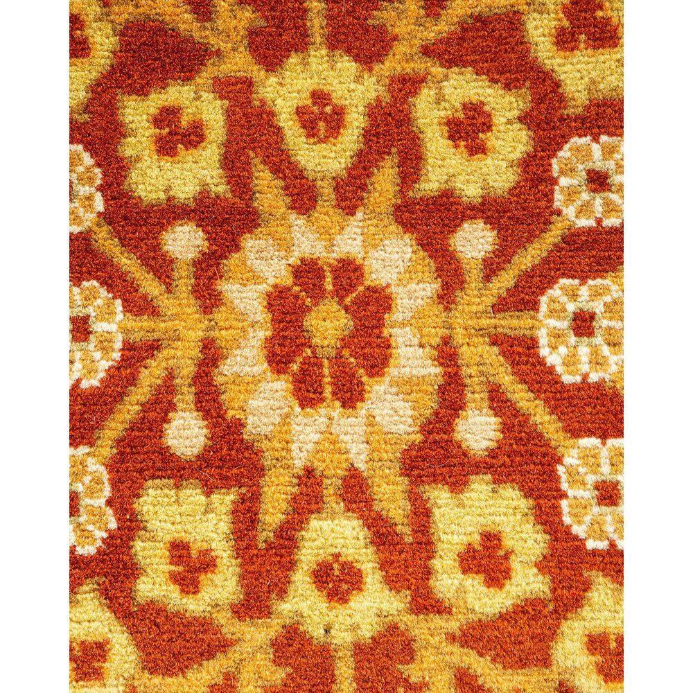 Solo Rugs Classic One-of-a-Kind Hand-Knotted New Age 5'1" x 8'3" Wool Area Rug in Orange/Beige & Reviews | Perigold