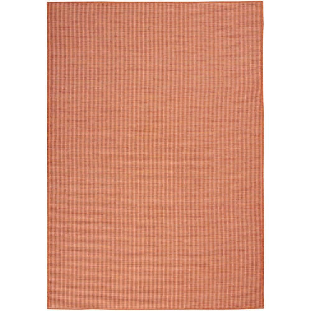 Nourison Positano POS01 Indoor/outdoor Area Rug - Terracotta 4' x 6'