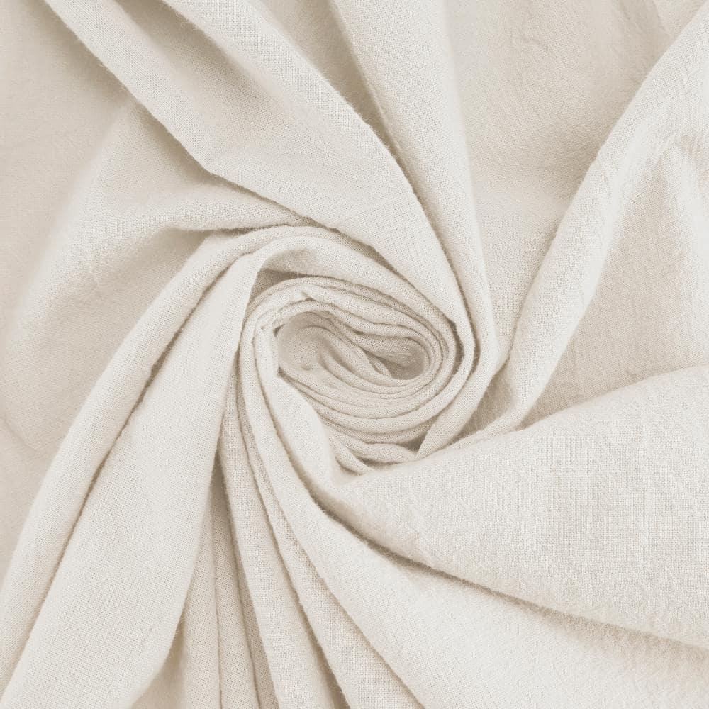 August Grove® Archaeo Sarro Washed Cotton Semi-Sheer Tab Top Curtain Panel