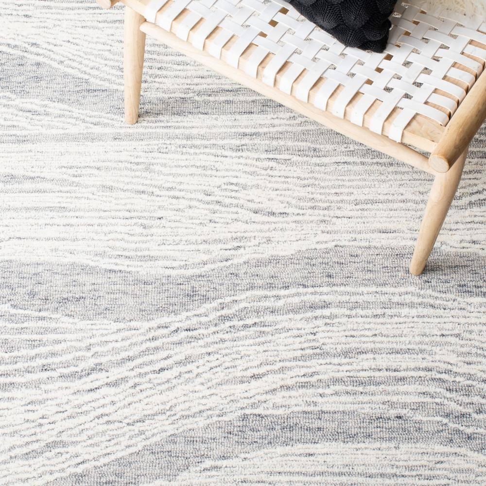 SAFAVIEH Metro Bridget Abstract Area Rug, Grey/Ivory, 8' x 10'