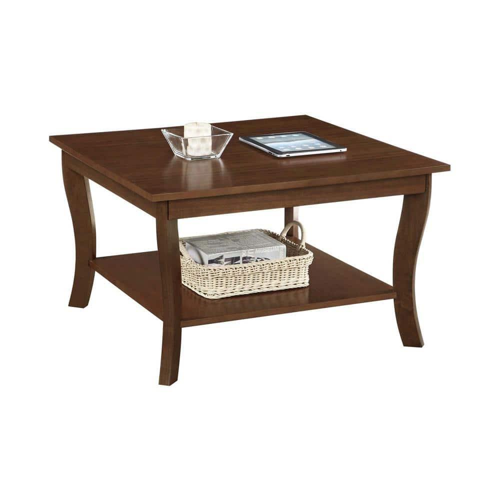 Convenience Concepts American Heritage Square Coffee Table, Multiple Finishes