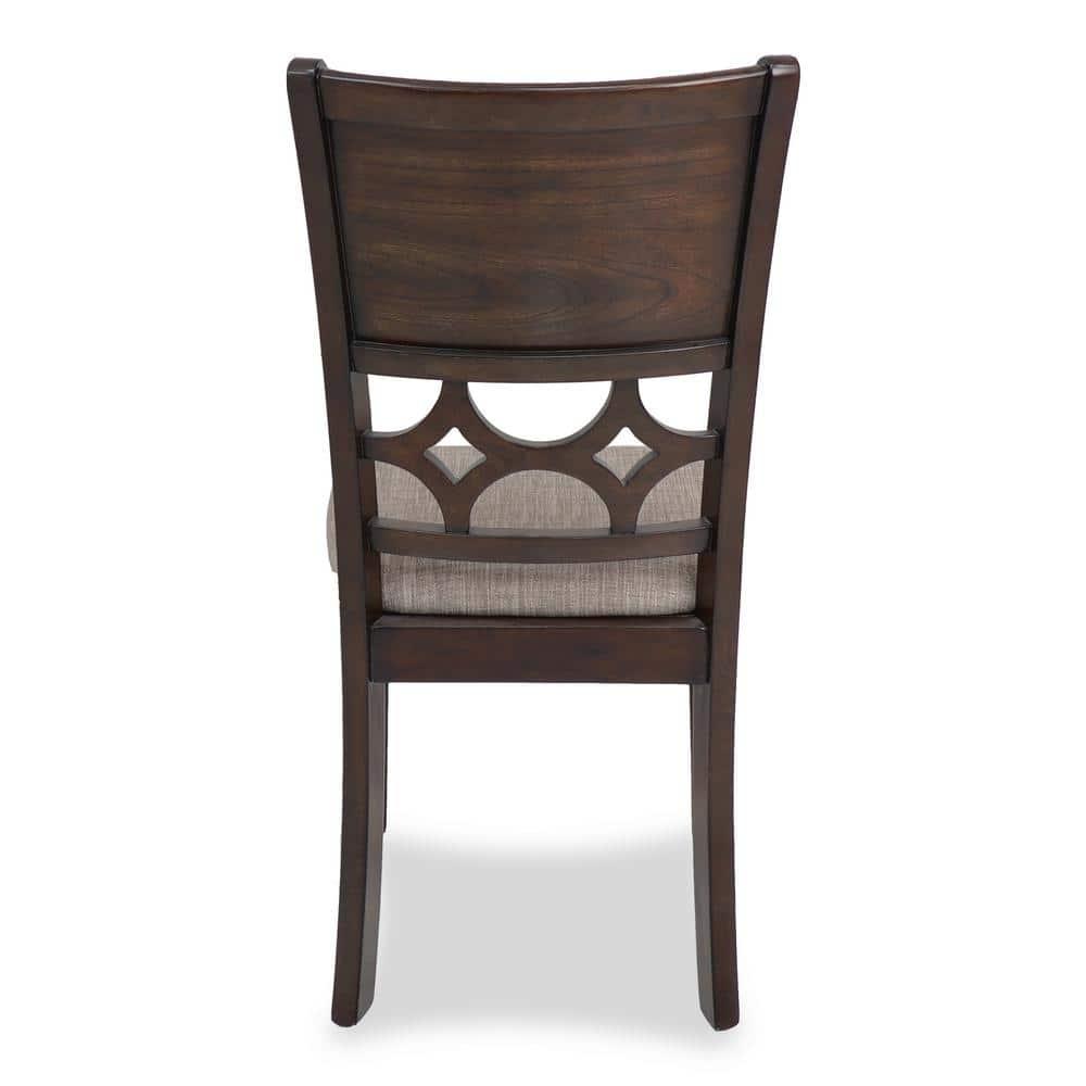 New Classic Furniture Mitchell 5-Piece Transitional Wood Dining Set in Cherry
